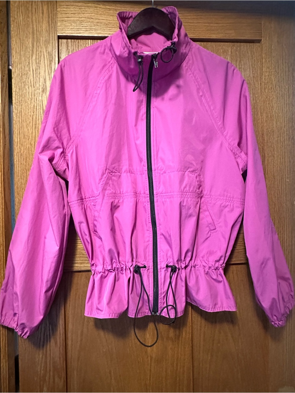 Dkny Pink Drawstring Waist Lightweight Utility Jacket